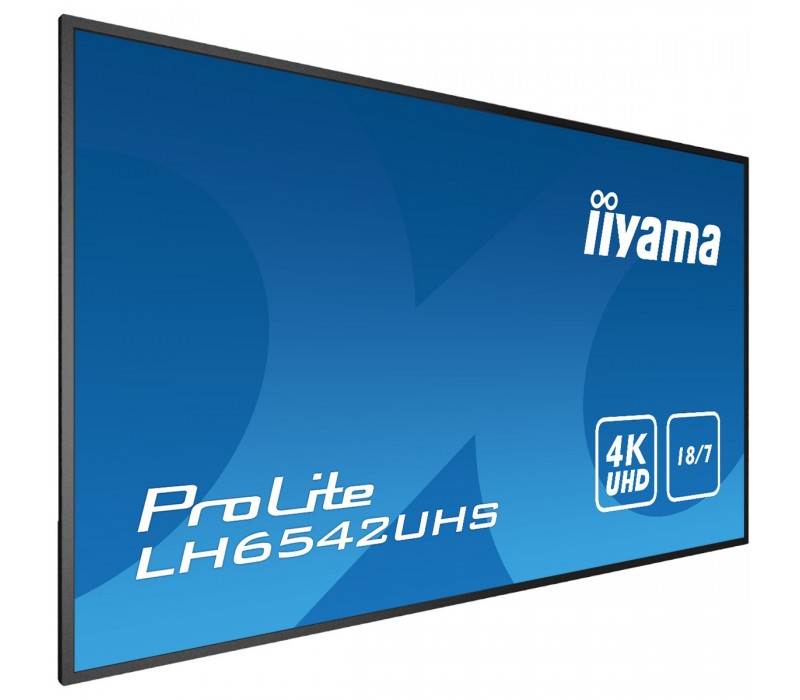 Monitor DigitalSignage iiyama LH6542UHS-B1 65" 4K UHD iisignage Android slot Intel® SDM