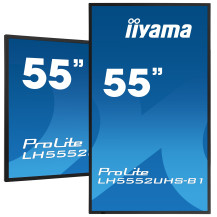 Monitor iiyama ProLite LH5552UHS-B1 55" VA 4K UHD, Digital Signage, 24/7, Intel® SDM, Android