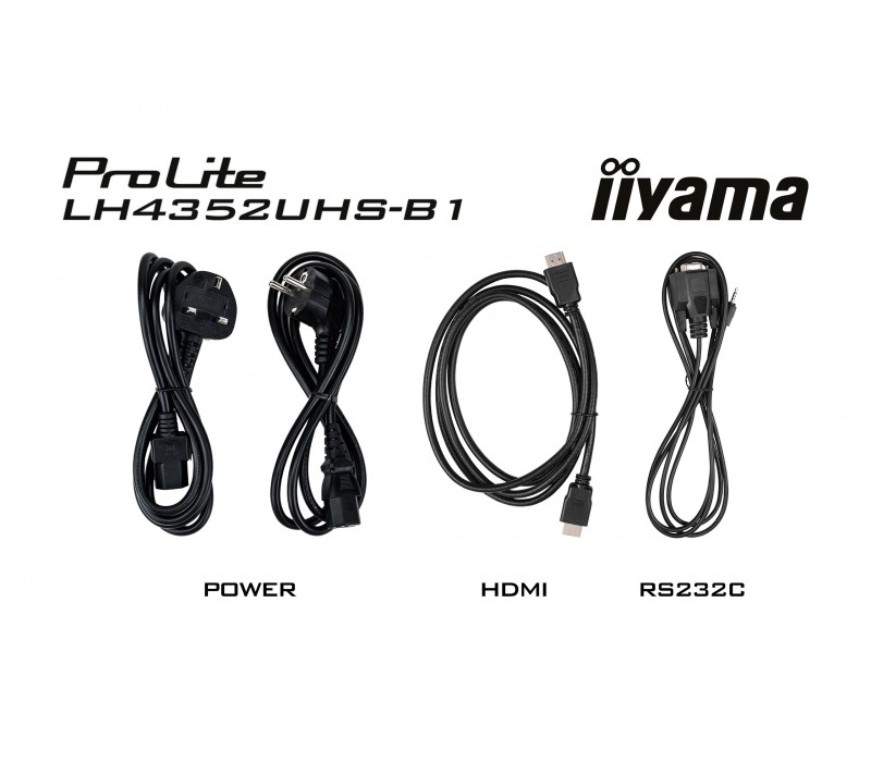 Monitor iiyama ProLite LH4352UHS-B1 43" IPS 4K UHD, Digital Signage, 24/7, Intel® SDM, Android