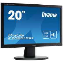 Monitor iiyama ProLite  E2083HSD 20''  FLICKER FREE HD LED