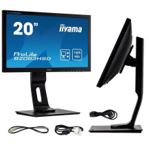 Monitor iiyama ProLite  B2083HSD-B1 20''  FLICKER FREE HD LED