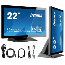 Dotykový monitor POS iiyama ProLite T2234MSC-B7X , IPS, , IP65, Reproduktory