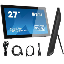 Dotykový monitor iiyama ProLite T2735MSC-B3 27" AMVA LED, Kamera + Mikrofon
