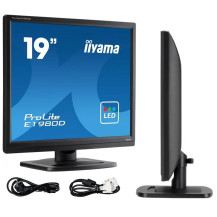 Monitor iiyama Prolite E1980D-B1 19", TN LED, 5:4, VGA/DVI