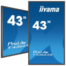 Dotykový monitor iiyama ProLite T4362AS-B1, 43", IPS, 4K, Android, 24/7