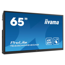 Interaktívny monitor iiyama ProLite TE6504MIS-B3AG 65", IPS, 4K, 24/7, Wifi, Android, USB-C, HDMI, VGA,  Antyreflex