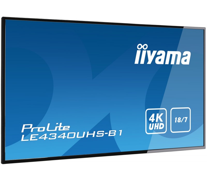 Veľkoformátový monitor iiyama ProLite LE4340UHS-B1 43" 4K iisignage