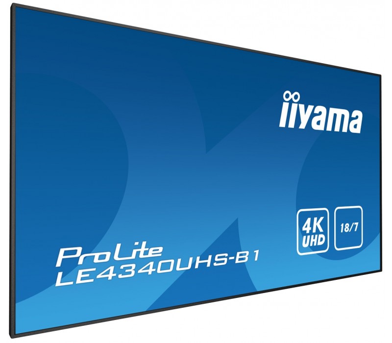 Veľkoformátový monitor iiyama ProLite LE4340UHS-B1 43" 4K iisignage