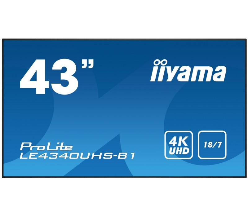 Veľkoformátový monitor iiyama ProLite LE4340UHS-B1 43" 4K iisignage
