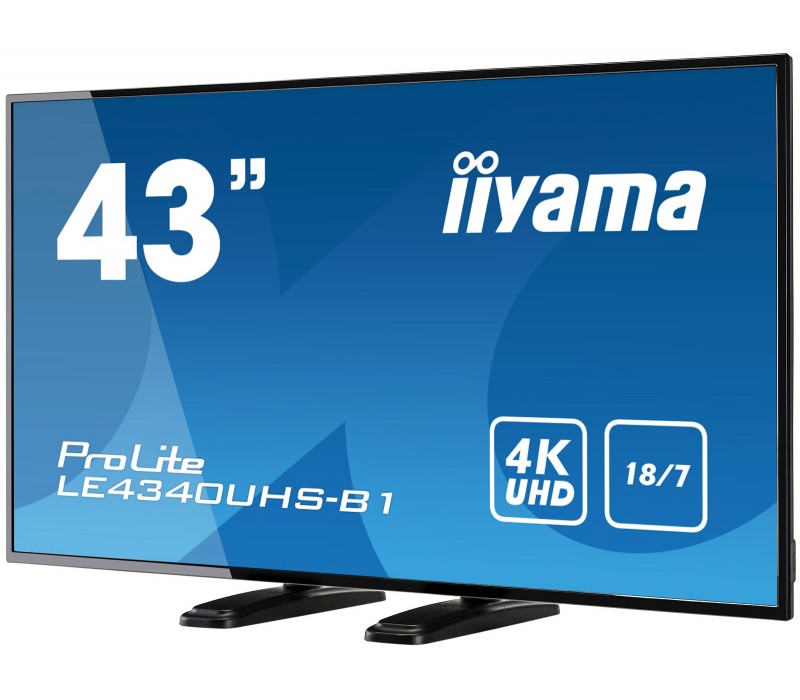 Veľkoformátový monitor iiyama ProLite LE4340UHS-B1 43" 4K iisignage