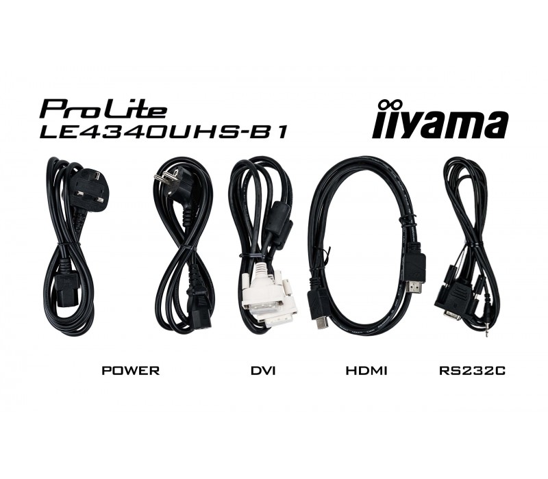 Veľkoformátový monitor iiyama ProLite LE4340UHS-B1 43" 4K iisignage