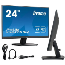 Monitor iiyama ProLite XU2494HSU-B2 24" HD, VA, 4ms, 75Hz, HDMI, DP, USB HUB
