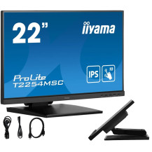Dotykový monitor 22" POS iiyama ProLite T2254MSC-B1AG FHD 4ms IPS /HDMI DP/ Reproduktory, PalmRejection, AntiGlare
