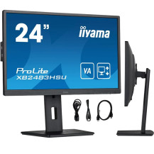Monitor iiyama ProLite XB2483HSU-B5 24" VA LED 4ms 75Hz /HDMI DP/ FlickerFree