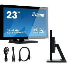 Dotykový monitor 23" POS iiyama ProLite T2336MSC-B3 FHD 5ms IPS /VGA HDMI DVI/ Reproduktory, PalmRejection