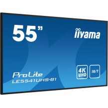 Monitor iiyama ProLite LE5541UHS-B1 55" IPS LED, 4K, 18/7 Digital Signage, 1xVGA, 3xHDMI