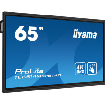 interaktívny dotykový monitor iiyama ProLite TE6514MIS-B1AG 65" 4K, VA LED, Android13, iiWare11, ScreenShare, 24/7