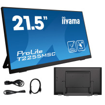 Dotykový monitor iiyama ProLite T2255MSC-B1 22" IPS LED /HDMI, DP/ Podpora stylusu MPP2.0 (Microsoft Pen Protocol)