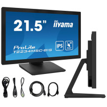 Dotykový monitor iiyama T2234MSC-B1S 22" IPS FHD /VGA HDMI DP/ IP65, reproduktory