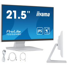 Dotykový monitor iiyama ProLite T2252MSC-W2 22'' FULL HD LED IPS /HDMI, DP/ Reproduktory, biely