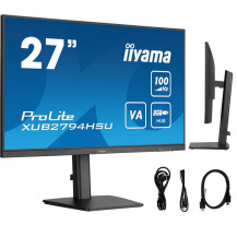 Monitor iiyama ProLite XUB2794HSU-B6 27" VA LED 100Hz 1ms /HDMI DisplayPort/ hub USB FlickerFree HAS