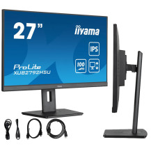 Monitor iiyama ProLite XUB2792HSU-B6 27" IPS LED 100Hz 0,4ms /HDMI, DisplayPort, hub USB/ FlickerFree