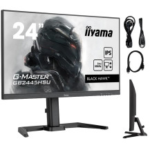 Monitor iiyama G-Master GB2445HSU-B1 Black Hawk 24" IPS LED 100Hz 1ms /HDMI DisplayPort/ hub USB FlickerFree