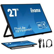 Dotykový monitor iiyama ProLite T2755MSC-B1 27" IPS LED /HDMI, DisplayPort/reproduktory, NANO coating