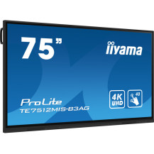 Interaktívna obrazovka iiyama TE7512MIS-B3AG 75" IPS LED 4K /VGA, 3xHDMI, USB-C/ iiware10, Android11, WiFi6, Lan, DMS, 24/7, 7h
