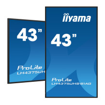 Profesionálny monitor digitálnych nápisov iiyama ProLite LH4375UHS-B1AG 43" 4K UHD IPS LED, 24/7, Android, iiSignage²