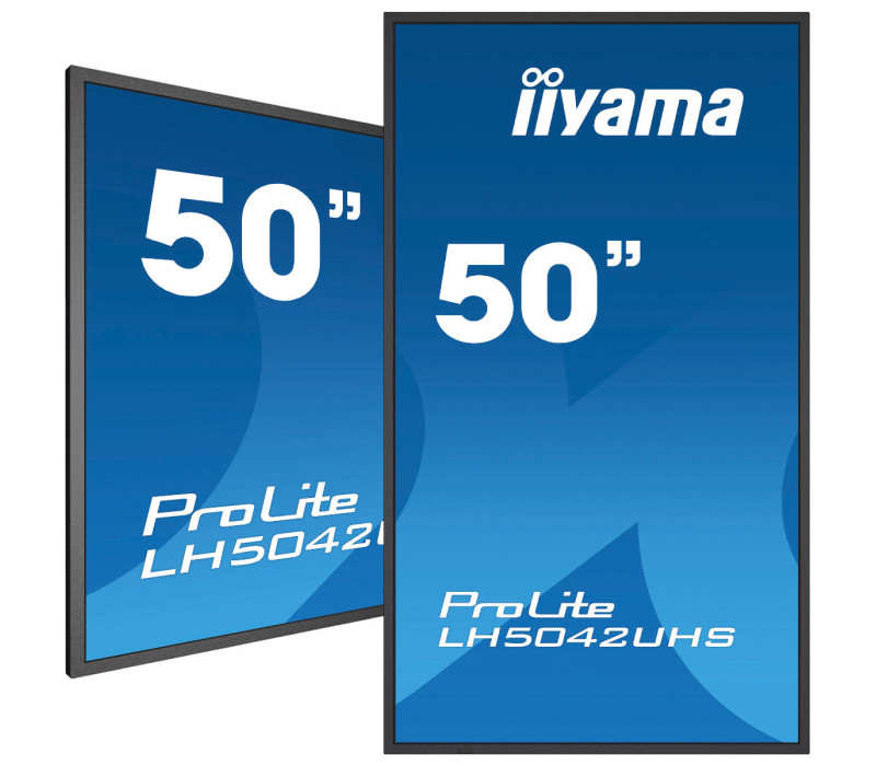 Monitor DigitalSignage iiyama ProLite LH5042UHS-B3 50", 4K, IPS, 18/7, Android, Intel® SDM, eshare, iisignage