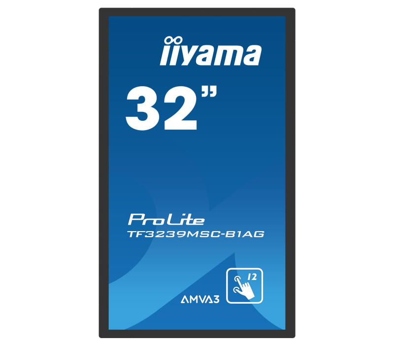 Dotykový monitor iiyama ProLite TF3239MSC-B1AG 32" AMVA, 24/7, AntiGlare, 12xPCAP, OpenFrame