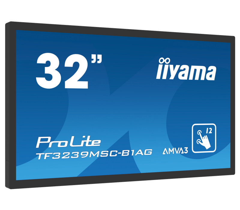 Dotykový monitor iiyama ProLite TF3239MSC-B1AG 32" AMVA, 24/7, AntiGlare, 12xPCAP, OpenFrame