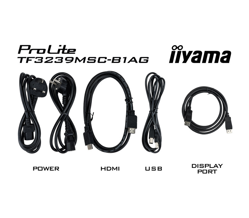 Dotykový monitor iiyama ProLite TF3239MSC-B1AG 32" AMVA, 24/7, AntiGlare, 12xPCAP, OpenFrame