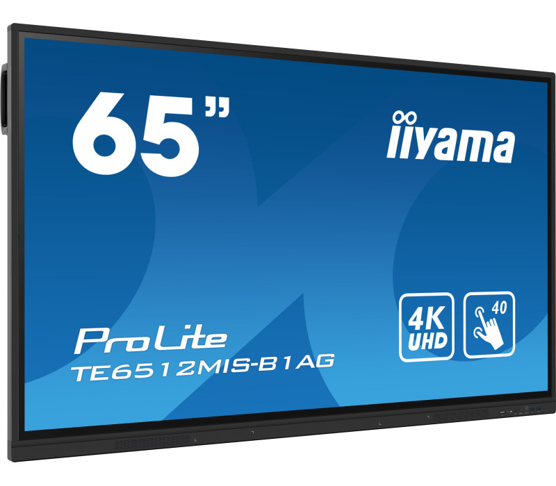 Interaktívny monitor 65" iiyama ProLite TE6512MIS-B1AG IPS LED 4K /VGA HDMI USB-C WiFi/ iiware, Android11, ScreenSharePro