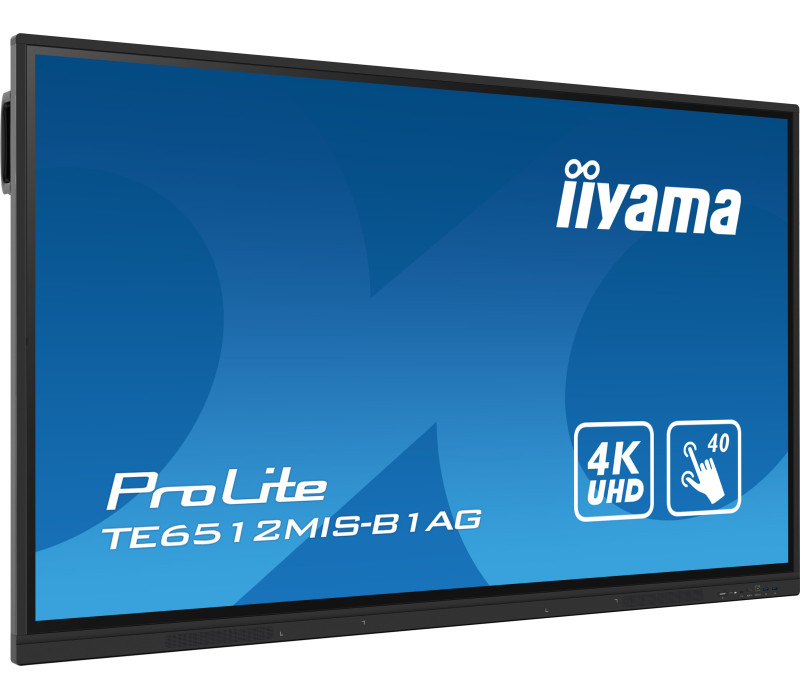 Interaktívny monitor 65" iiyama ProLite TE6512MIS-B1AG IPS LED 4K /VGA HDMI USB-C WiFi/ iiware, Android11, ScreenSharePro