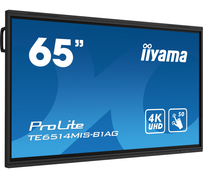 interaktívny dotykový monitor iiyama ProLite TE6514MIS-B1AG 65" 4K, VA LED, Android13, iiWare11, ScreenShare, 24/7