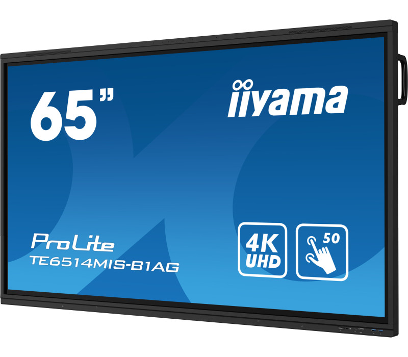interaktívny dotykový monitor iiyama ProLite TE6514MIS-B1AG 65" 4K, VA LED, Android13, iiWare11, ScreenShare, 24/7