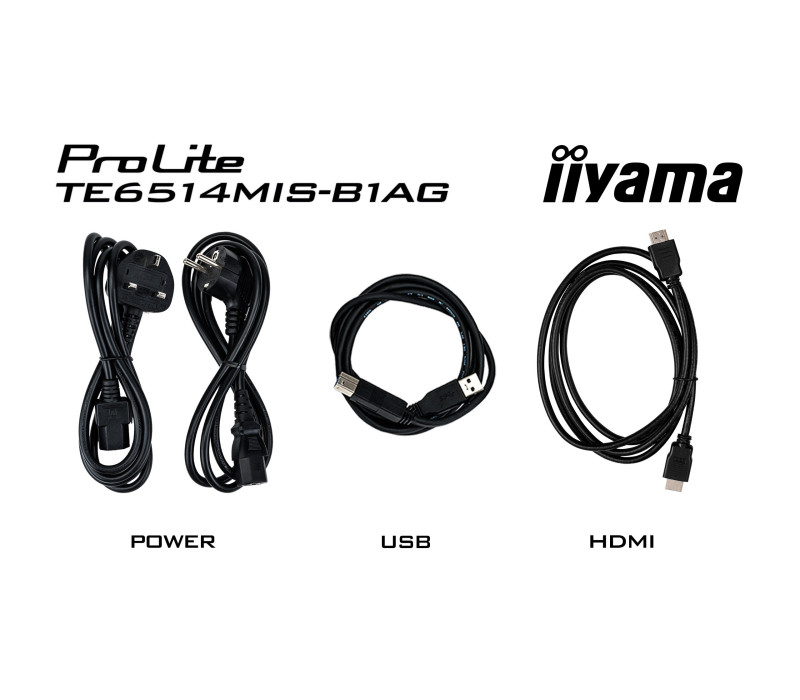 interaktívny dotykový monitor iiyama ProLite TE6514MIS-B1AG 65" 4K, VA LED, Android13, iiWare11, ScreenShare, 24/7