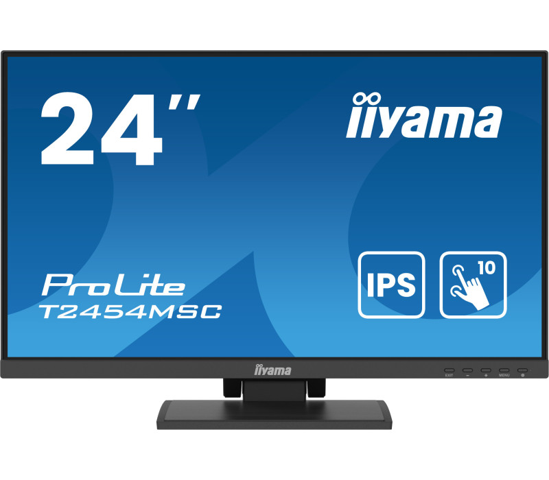 iiyama ProLite T2454MSC-B2AG 24" dotykový monitor IPS LED /HDMI, DP, reproduktory/ s antireflexnou vrstvou