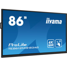OUTLET Interaktívna obrazovka iiyama TE8612MIS-B3AG 86" VA LED 4K /VGA, 3xHDMI, USB-C/ iiware10, Android11, WiFi6, Lan, DMS,