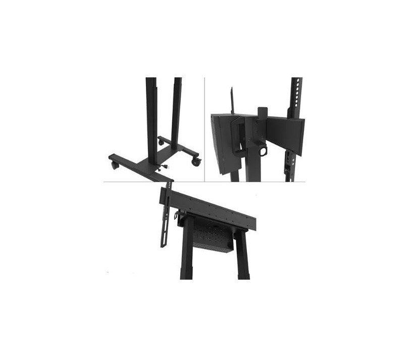 Elektrický pojazdný vozík Neomounts FL55-875BL1 37-100'' max 110KG, vesa 100x100-800x600 115,2cm-180,2cm