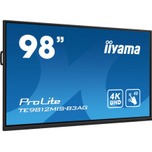 OUTLET Interaktívna obrazovka iiyama TE9812MIS-B3AG 98" IPS LED 4K /VGA, 3xHDMI, USB-C/ iiware10, Android11, WiFi6, Lan, DMS,
