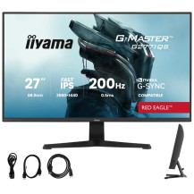 OUTLET iiyama G-Master G2771QS-B1 Red Eagle 27" QHD IPS LED 200Hz 0,5ms /2xHDMI, DisplayPort/ Adaptive G‑SYNC, Black Tuner