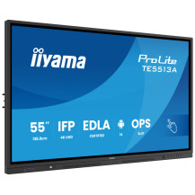 Interaktívny monitor iiyama 55" TE5513A-B3AG 4K IPS LED, Android 14+EDLA, iiShare, DMS, WiFi 6E, USB-C, NFC, PureTouch-IR+