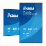 Digitálna reklama iiyama LH7566UHSB-B1AG 75" 4K UHD 800 cd/m² iiSignage², iiControl, iiShare, 24/7, Wi-Fi, Android 14