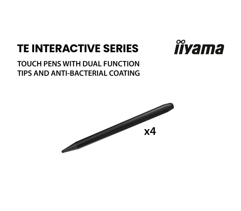 Interaktívny monitor iiyama 65" TE6513A-B3AG 4K IPS LED, Android 14+EDLA, iiShare, DMS, WiFi 6E, USB-C, NFC, PureTouch-IR+