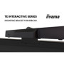 Interaktívny monitor iiyama 86" TE8613A-B3AG 4K IPS LED, Android 14+EDLA, iiShare, DMS, WiFi 6E, USB-C, NFC, PureTouch-IR+