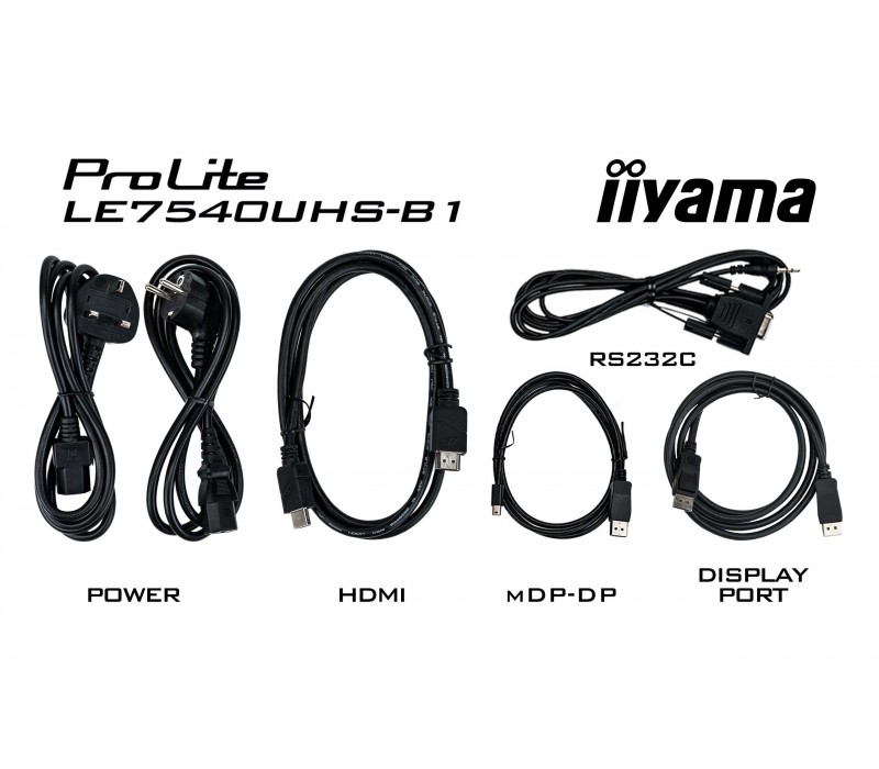 Velkoformátový monitor iiyama ProLite LE7540UHS-B1 75" 4K iisignage